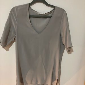 100% Silk Equipment Blouse